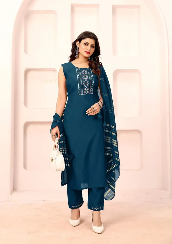 Oxn_Women_Embroidered_Straight_Kurta_Set_(Dark_Blue)