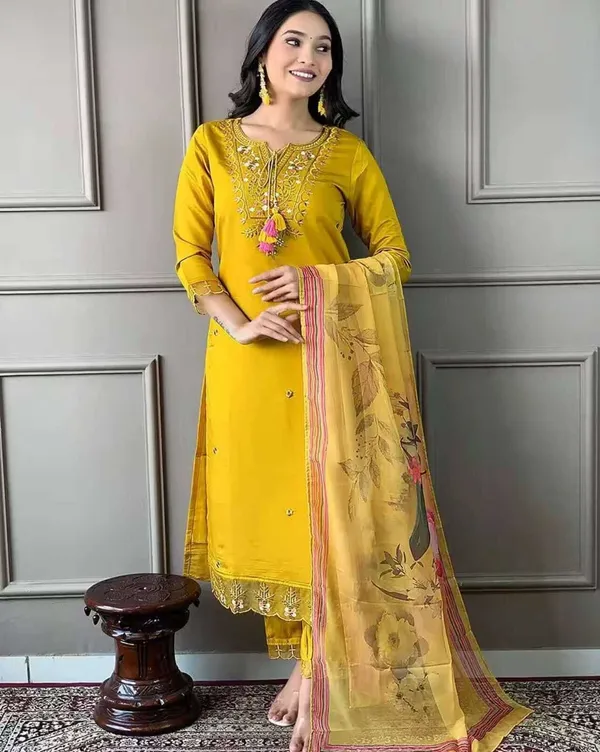 Oxn_Women_Embroidered_Straight_Kurta_Set_(Yellow)