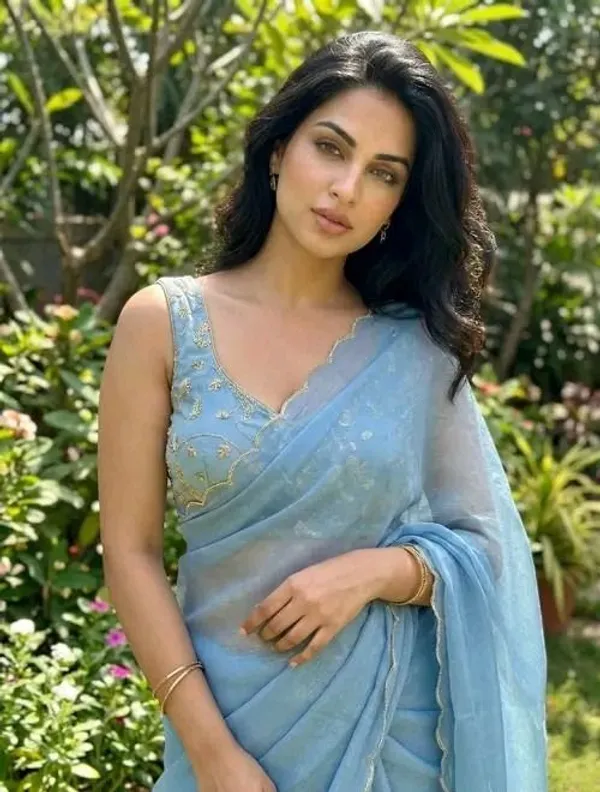 Oxin_Printed_Banarasi_Jacquard_Saree_(Light_Blue)