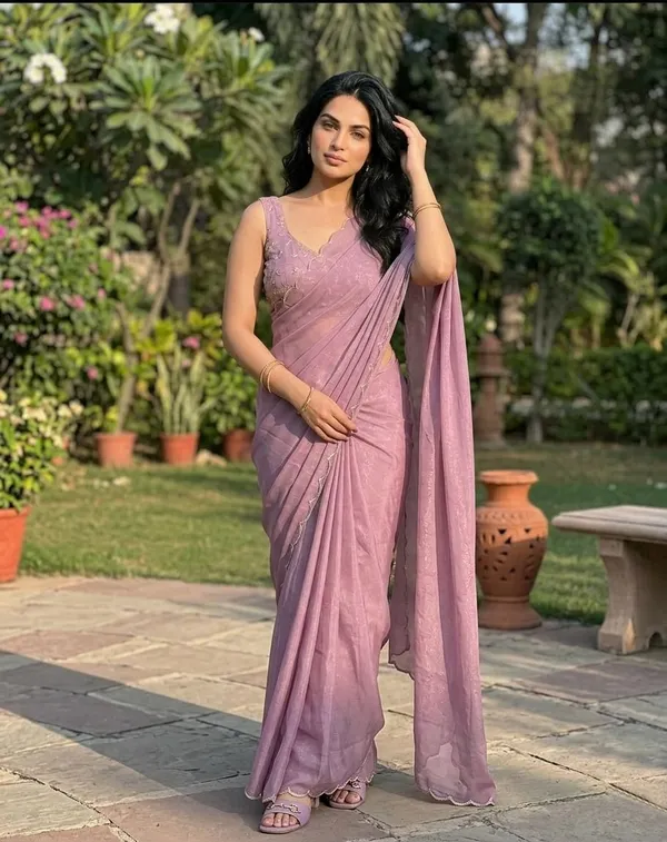 Oxin_Printed_Banarasi_Jacquard_Saree_(Pink)