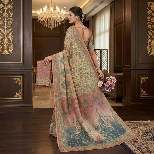 Oxin_Printed,_Floral_Print,_Animal_Print_Daily_Wear_Georgette_Saree_(Beige)