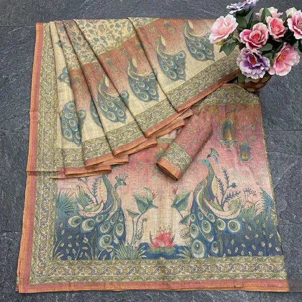 Oxin_Printed,_Floral_Print,_Animal_Print_Daily_Wear_Georgette_Saree_(Beige)