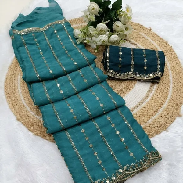 Oxin_Embellished_Bollywood_Georgette_Saree_(Blue)