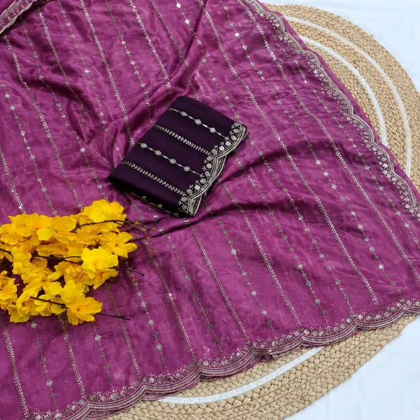 Oxin_Embellished_Bollywood_Georgette_Saree_(Purple)