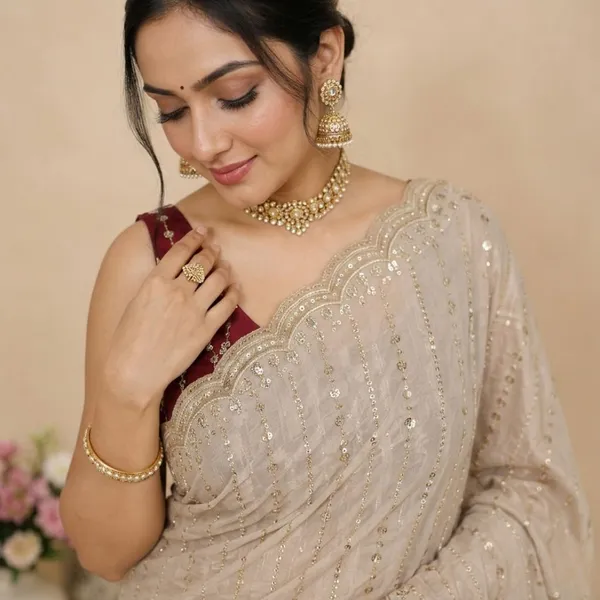 Oxin_Embellished_Bollywood_Georgette_Saree_(Beige)