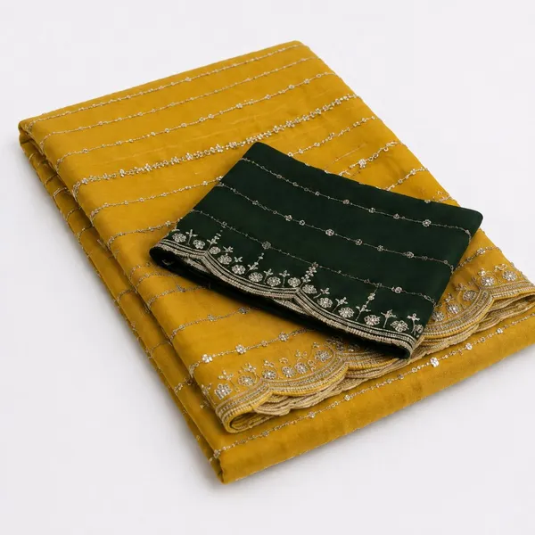 Oxin_Embellished_Bollywood_Georgette_Saree_(Mustard)