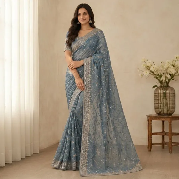 Oxn_Embroidered_Banarasi_Cotton_Silk_Saree_(Light_Blue)