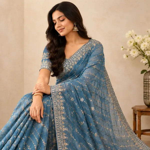 Oxn_Embroidered_Banarasi_Cotton_Silk_Saree_(Light_Blue)