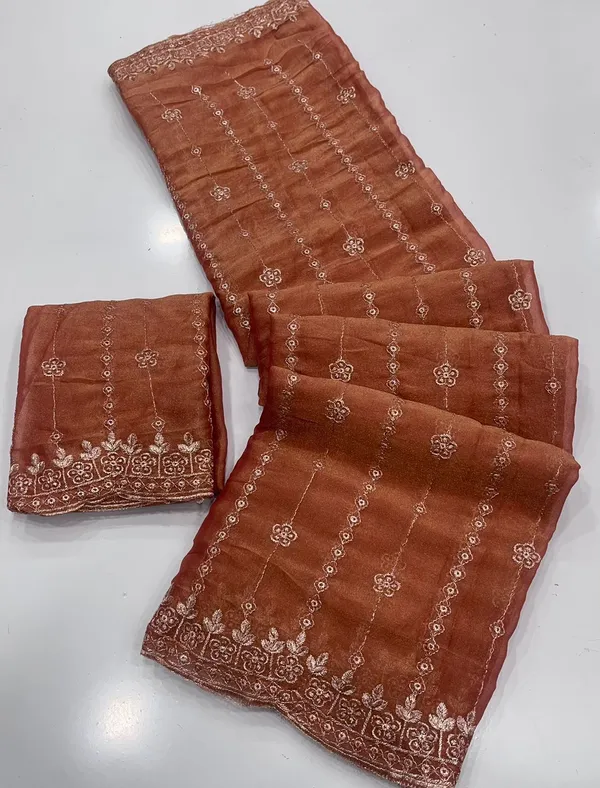 Oxn_Embroidered_Banarasi_Cotton_Silk_Saree_(Orange)