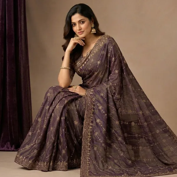 Oxn_Embroidered_Banarasi_Cotton_Silk_Saree_(Purple)