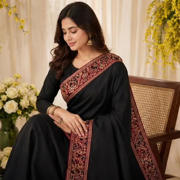 Oxin_Woven_Banarasi_Art_Silk_Saree_(Black)