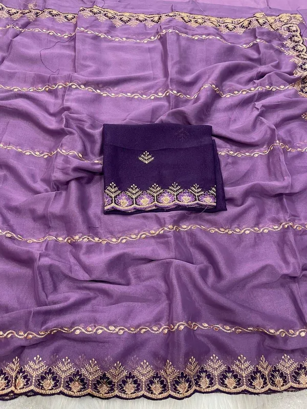 Oxin_Embroidered,_Self_Design_Bollywood_Chiffon,_Cotton_Silk_Saree_(Purple)