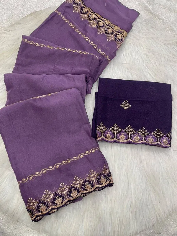 Oxin_Embroidered,_Self_Design_Bollywood_Chiffon,_Cotton_Silk_Saree_(Purple)
