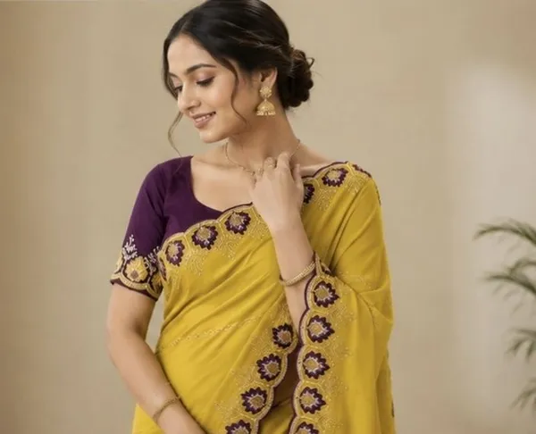 Oxin_Embroidered,_Self_Design_Bollywood_Chiffon,_Cotton_Silk_Saree_(Yellow)