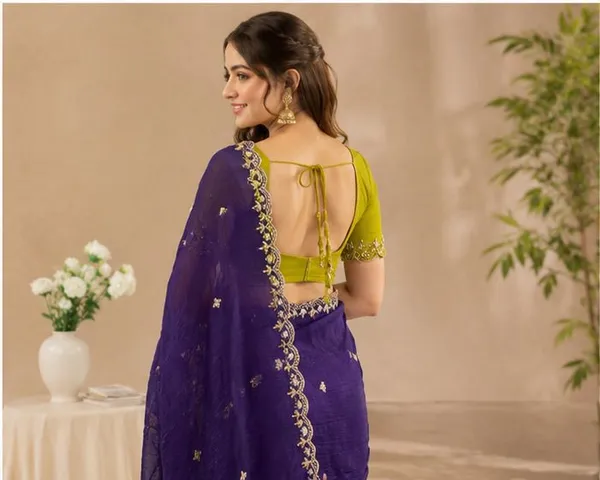 Oxin_Embroidered,_Embellished_Leheriya_Art_Silk,_Chiffon_Saree_(Purple)