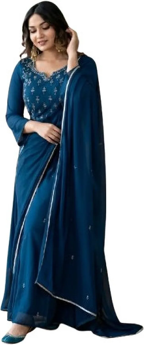 Kuldevi_Embroidered_Kurta,_Trouser/Pant_&_Dupatta_Set