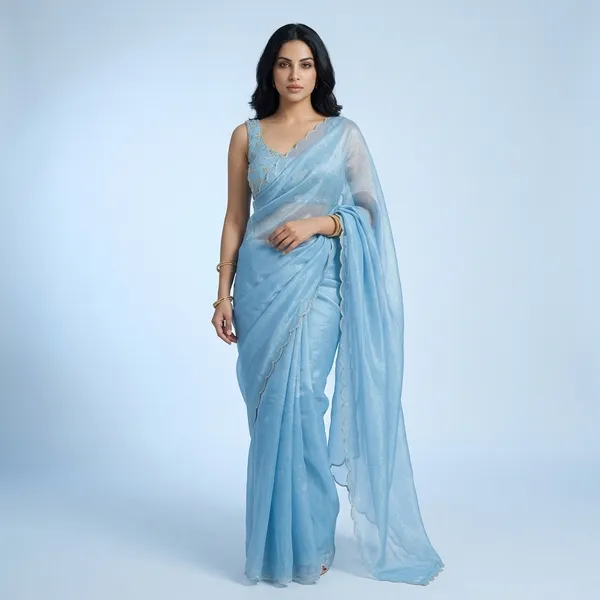 Oxin_Printed_Banarasi_Jacquard_Saree_(Light_Blue)