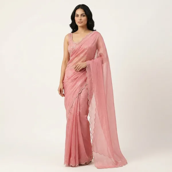 Oxin_Embroidered_Banarasi_Jacquard_Saree_(Pink)