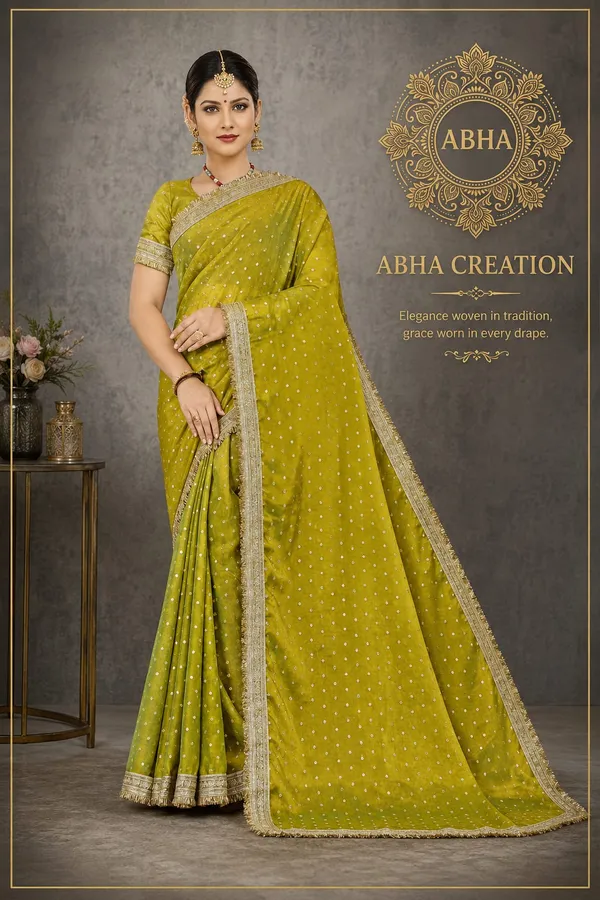 Mehendi_Green_Organza_Silk_Sequin_Embroidered_Saree_For_Women