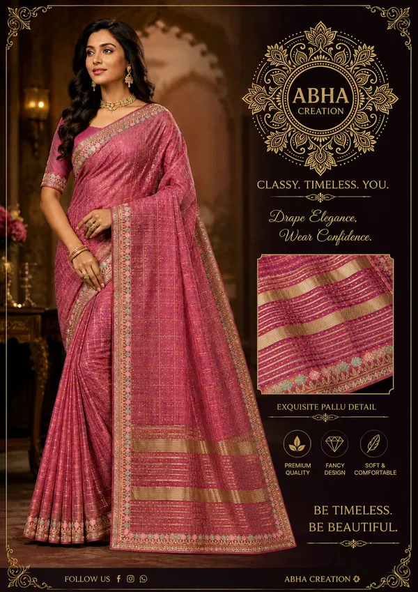 Pink_Raw_Silk_Woven_Zari_Border_Embellished_Saree_For_Women