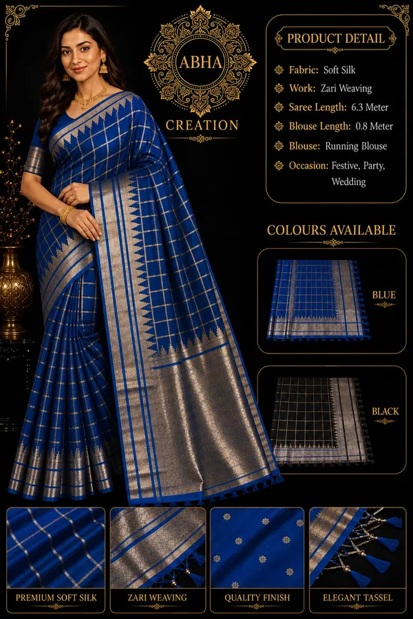 Blue_Jacquard_Art_Silk_Zari_Woven_Banarasi_Saree_For_Women