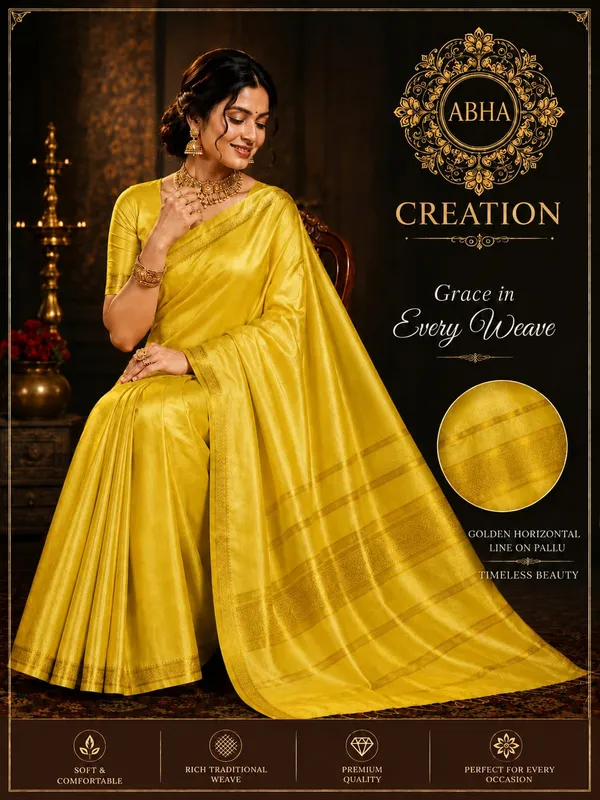 Yellow_Silk_Blend_Woven_Traditional_Saree_For_Women