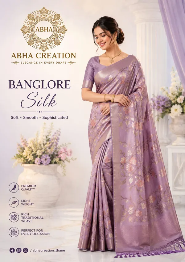 Lavender_Bangalore_Silk_Floral_Woven_Saree_For_Women