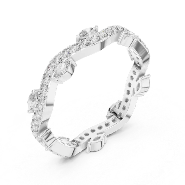 White_Gold_Sterling_Silver_Diamond_Studded_Eternity_Band_For_Women