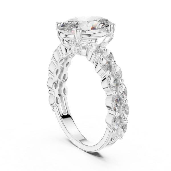 White_Rhodium_Sterling_Silver_Oval_Cut_Solitaire_Ring_For_Women