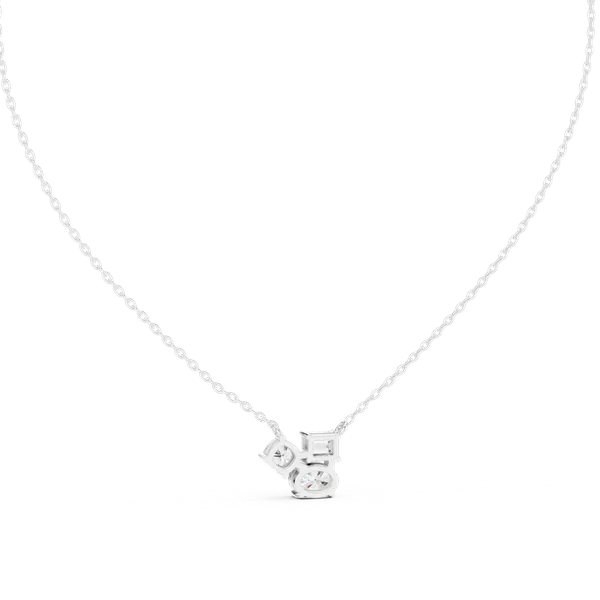 Silver_Sterling_Silver_Multi_Cut_Diamond_Cluster_Pendant_Necklace_For_Women