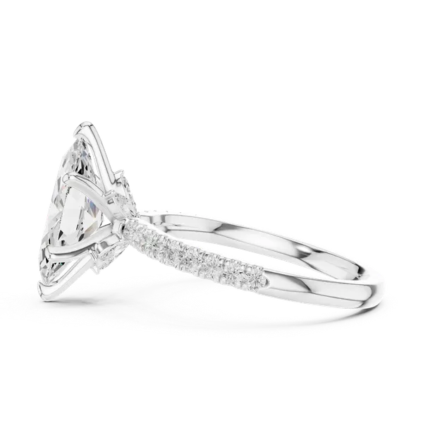 White_Gold_Sterling_Silver_Marquise_Cut_Solitaire_Diamond_Ring_For_Women