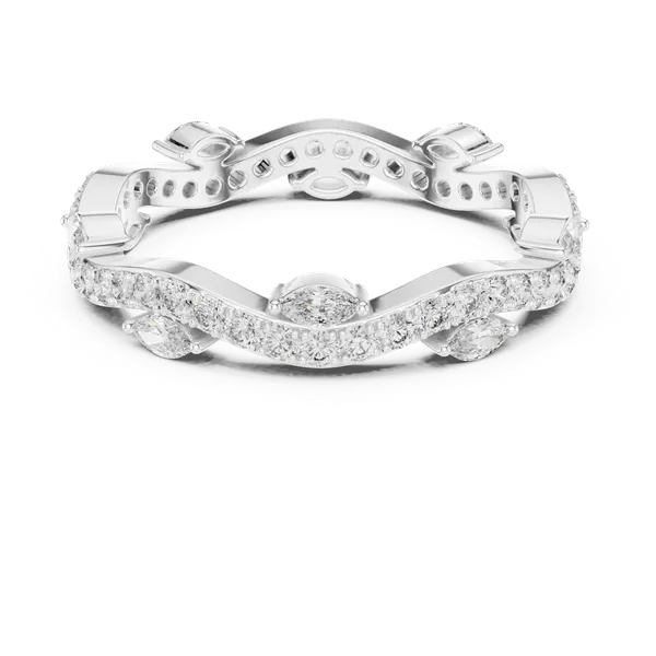 White_Gold_Sterling_Silver_Diamond_Studded_Eternity_Band_For_Women