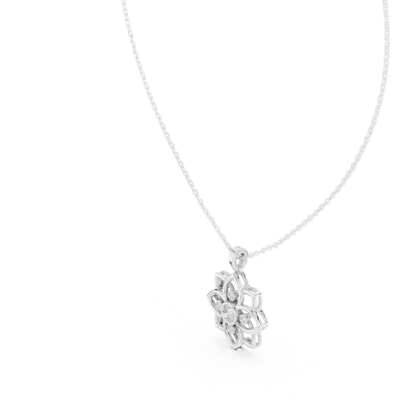 Silver_Sterling_Silver_Floral_Cutout_Stone_Pendant_Necklace_For_Women