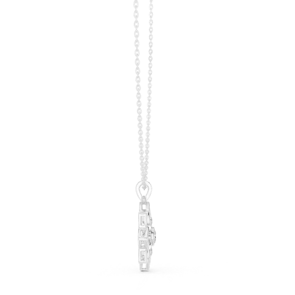 Silver_Sterling_Silver_Floral_Cutout_Stone_Pendant_Necklace_For_Women