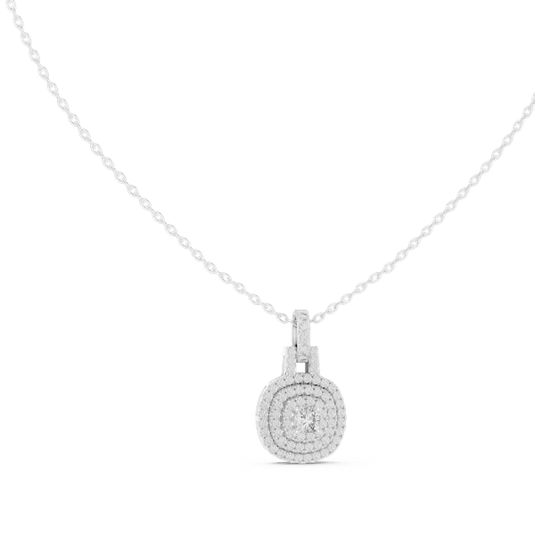 Silver_Sterling_Silver_Round_Double_Halo_Pendant_Necklace_For_Women