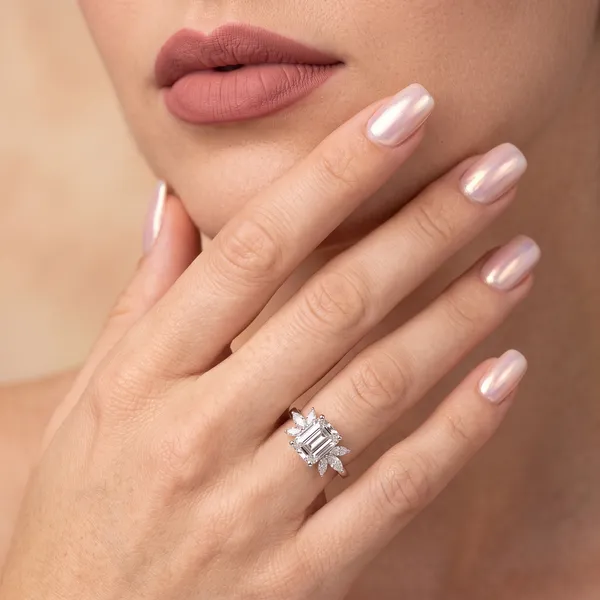 Silver_Sterling_Silver_Emerald_Cut_Solitaire_Diamond_Ring_For_Women