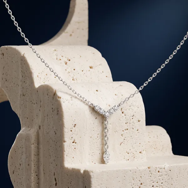 Silver_Sterling_Silver_Marquise_Y_Chain_Necklace_For_Women