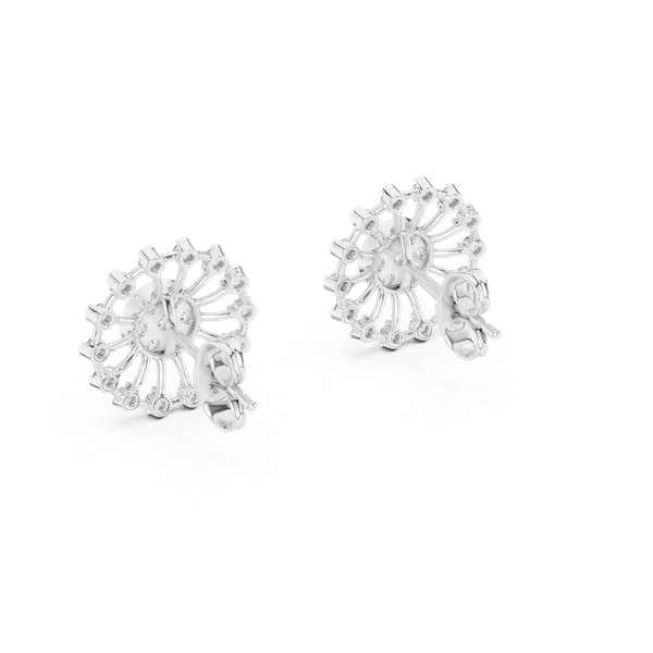 Silver_Rhodium_Plated_Sterling_Silver_Sunburst_Stud_Earrings_For_Women