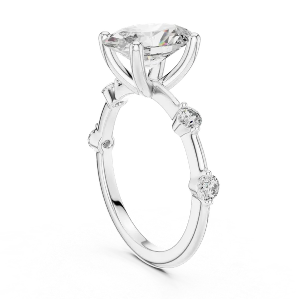 White_Gold_Sterling_Silver_Oval_Cut_Solitaire_Diamond_Ring_For_Women