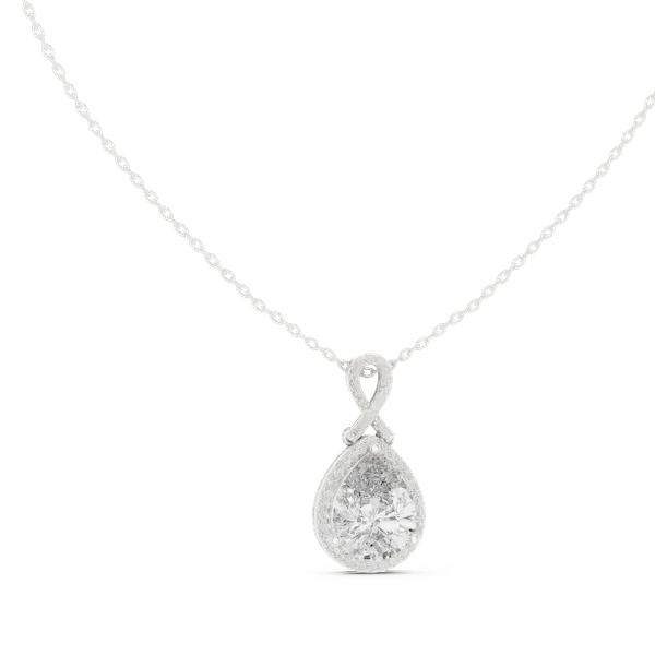 Silver_Sterling_Silver_Pear_Cut_Solitaire_Pendant_Necklace_For_Women