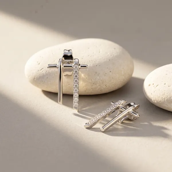Silver_Sterling_Silver_Double_Bar_Cubic_Zirconia_Stud_Earrings_For_Women