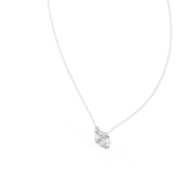 Silver_Sterling_Silver_Emerald_Pear_Cut_Stone_Pendant_Necklace_For_Women