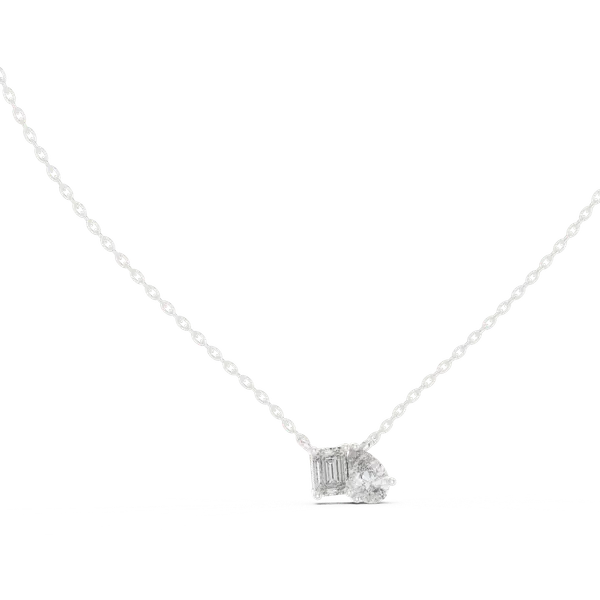 Silver_Sterling_Silver_Emerald_Pear_Cut_Stone_Pendant_Necklace_For_Women