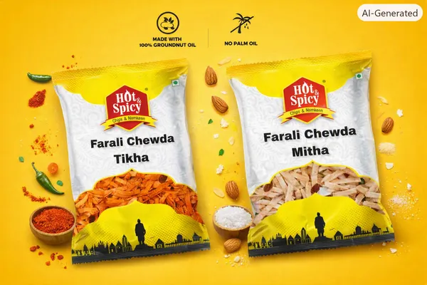 Farali_Chewda_Tikha_&_Mitha_Combo_|_Pack_Of_4_Each