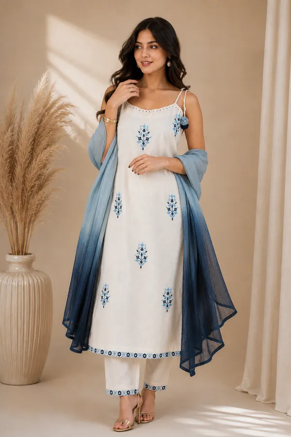Azure_Bloom_Embroidered_Kurta_Set