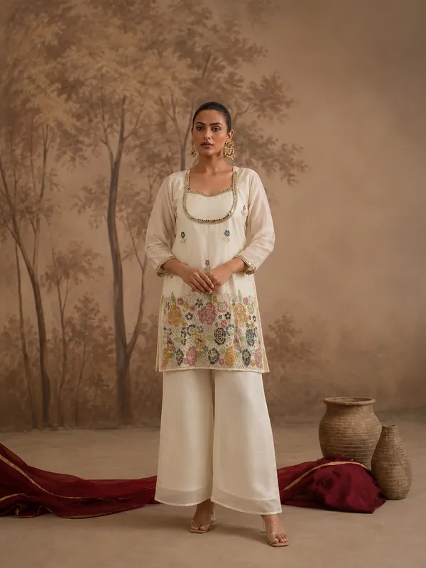 Premium_Ivory_Floral_Embroidered_Kurta_Palazzo_Set_for_Women_|_Designer_Festive_&_Party_Wear_Ethnic_Suit