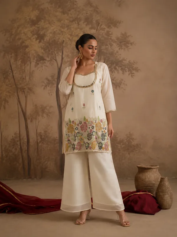 Premium_Ivory_Floral_Embroidered_Kurta_Palazzo_Set_for_Women_|_Designer_Festive_&_Party_Wear_Ethnic_Suit