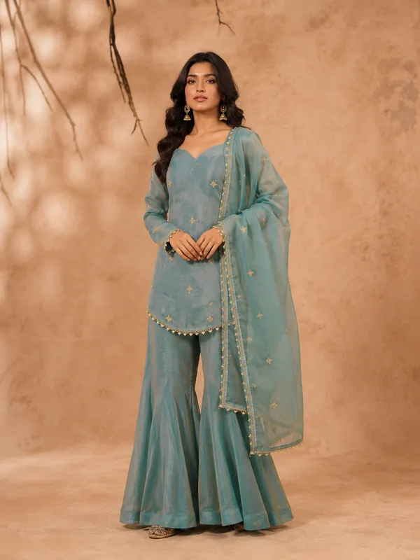 Premium_Sea_Green_Embroidered_Sharara_Suit_Set_with_Organza_Dupatta_|_Designer_Festive_&_Wedding_Wear_for_Women