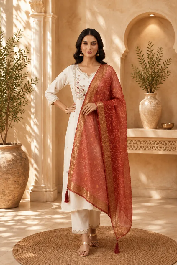 Off-White_Khadi_Cotton_Straight_Embroidered_Kurta_Set_For_Women