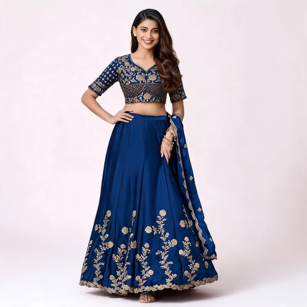 Blue_Rangoli_Silk_A-Line_Lehenga_Choli_For_Women
